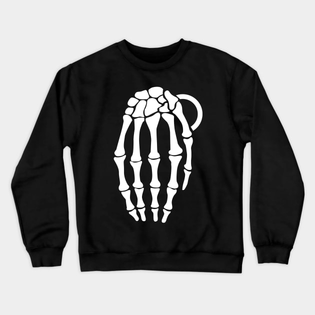 Hand Grenade Crewneck Sweatshirt by Cheesybee